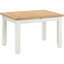 Seconique Windsor 8 Seater 120-150cm Extending Dining Table Ivory and Oak - Ivory/Oak - Wilko - thumbnail 4