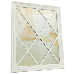 Acacia Home White Wall Mirror 100 x 180cm - Wilko - thumbnail 1