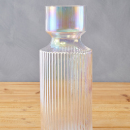 Premier Housewares Breamo Vase Large - Size: 11 x 11 x 32cm - Clear - Wilko - thumbnail 7