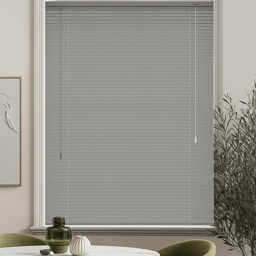 New Edge Blinds PVC Venetian Blind Grey 125cm - Size: W 125 x D 152cm - Wilko
