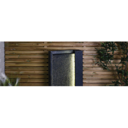 Textured Ripple Wall Water Feature - Grey - Ornate Collection - Wilko - thumbnail 6