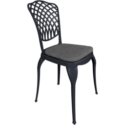 Charles Bentley Cast Aluminium 2 Seater Bistro Set Grey - Wilko - thumbnail 4