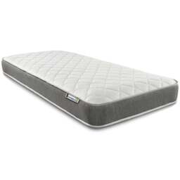Starlight Beds Wellington Small Single Grey Open Coil Memory Foam Spring Mattress - Wilko - thumbnail 1
