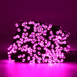 The Christmas Workshop 300 Pink LED String Light - Wilko - thumbnail 1