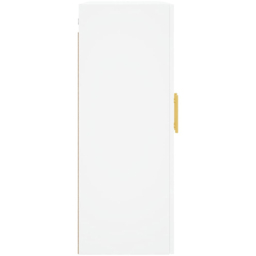 vidaXL 2 Door White Wall Mounted Slim Storage Cabinet - Size: 90 x 69.5 x 34cm - Wilko - thumbnail 7