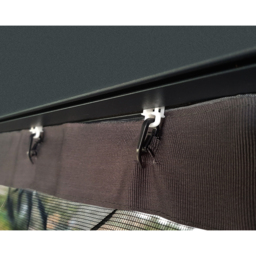 Palram Canopia Dallas 3.6 x 6m Gazebo Netting 4 Pack - Size: 0.1 x 507 x 212cm - Grey - Wilko - thumbnail 4
