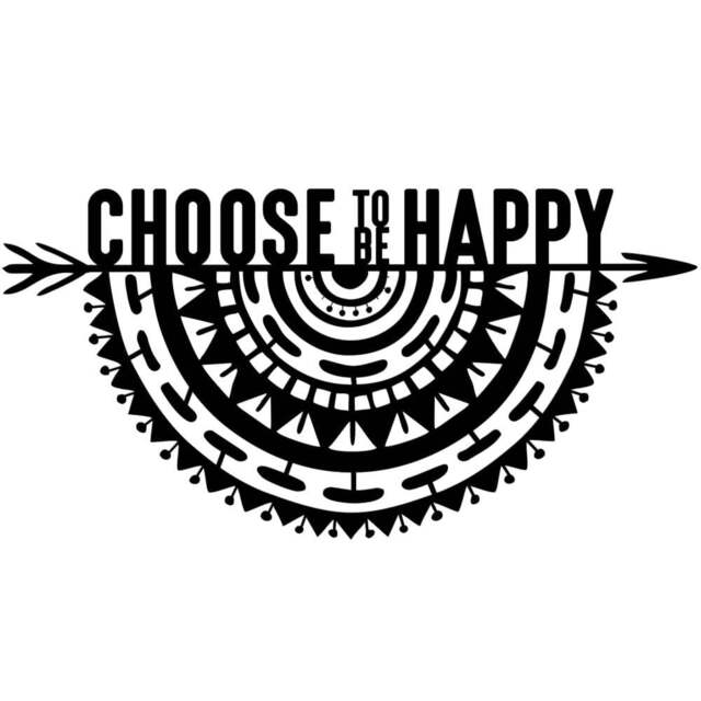 Decortie Black Metal Choose To Be Wall Art - Size: 30 x 60 x 0.3cm - Wilko - image 1