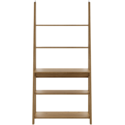 Tiva 5 Shelf Oak Ladder Desk - Size: 1754 x 840 x 500cm - Brown - LPD Home - Wilko - thumbnail 4