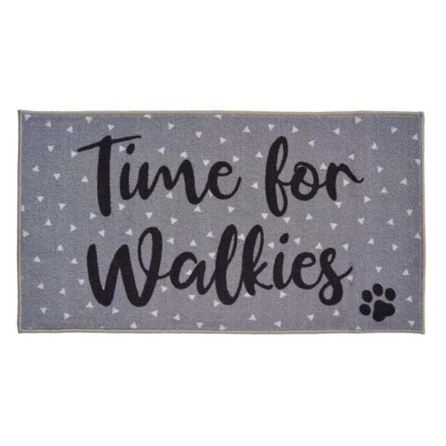 Homemaker Walkies Grey Doormat 57 x 100cm - Wilko - image 1