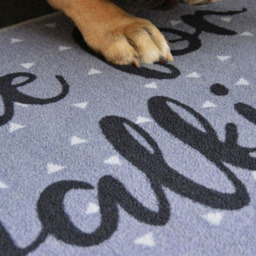 Homemaker Walkies Grey Doormat 57 x 100cm - Wilko - thumbnail 5