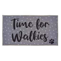 Homemaker Walkies Grey Doormat 57 x 100cm - Wilko