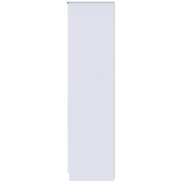 Crowndale Milan 3 Door 2 Drawer Gloss White Tall Mirror Wardrobe - Size: 3 Door, 2 Drawer - Wilko - thumbnail 4