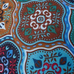 Living and Home Blue Turkish Style Romantic Square Throw Pillow 45 x 45cm 2 Pack - Size: 12 x 45 x 45cm - Wilko - thumbnail 5