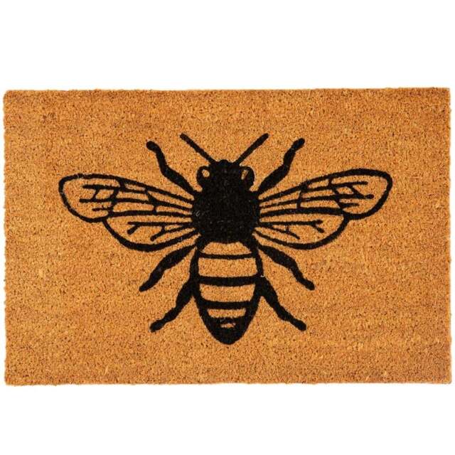 Esselle Home Astley Natural Coir Doormat 40 x 60cm - Brown - Wilko - image 1