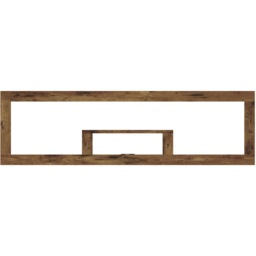 GFW Jakarta 2 Shelf Mango Low board TV Unit - Brown - Wilko - thumbnail 4