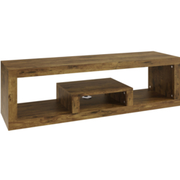 GFW Jakarta 2 Shelf Mango Low board TV Unit - Brown - Wilko - thumbnail 3