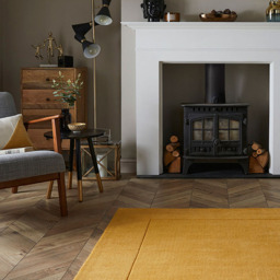 Esselle Home Esme Ochre Wool Rug 80 x 150cm - Yellow - Wilko - thumbnail 3