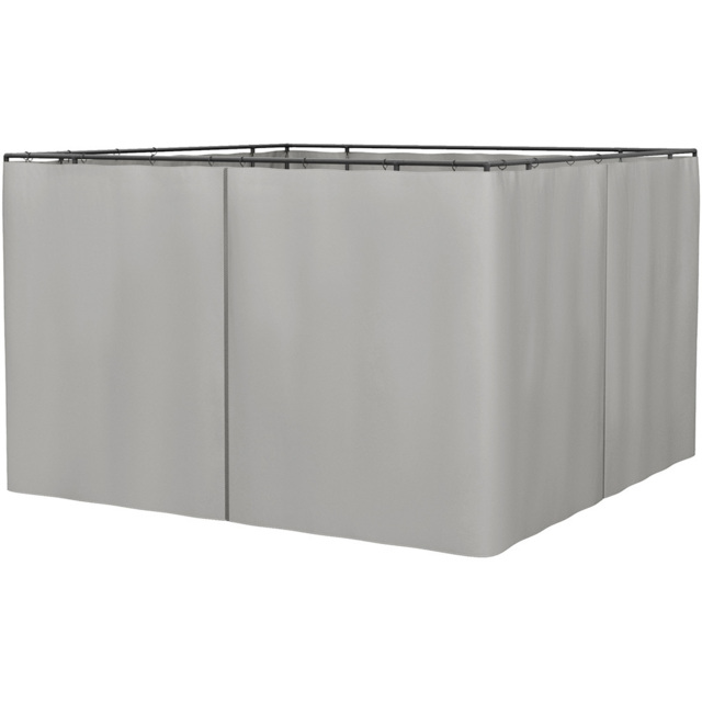 Outsunny 3 x 3m Light Grey Universal Gazebo Replacement Sidewall 4 Pack - Wilko - image 1