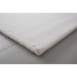 Luxe Natural Rabbit Faux Fur Rug - Wilko - thumbnail 4