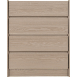 Seconique Paris 4 Drawer Smoked Ash Effect Chest of Drawers - Brown - Wilko - thumbnail 5