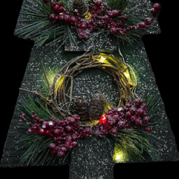 Shatchi LED Berries and Pines Green Tabletop Christmas Tree - Size: 25 x 10 x 1cm - Wilko - thumbnail 5