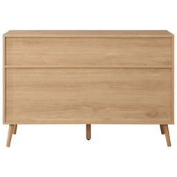 Croxley 7 Drawer Oak Rattan Chest of Drawers - Brown - Birlea - Wilko - thumbnail 6