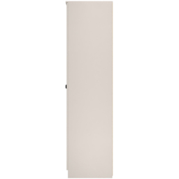 Crowndale Bora 2 Door 6 Shelf Kashmir Matt Triple Wardrobe - Cream - Wilko - thumbnail 4