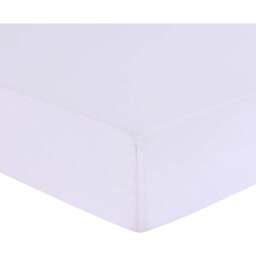 My Home Double White Polycotton Deep Fitted Sheet - Wilko - thumbnail 1