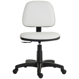Teknik Office Ergo Blaster Faux Leather Desk Chair White - Size: 80 x 46 x 46cm - Wilko - thumbnail 3