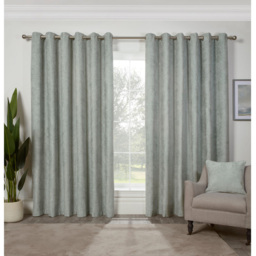 Divante Sage Alden Thermal Eyelet Curtains 183 x 168cm - Size: W 183 x D 168cm - Wilko - thumbnail 7