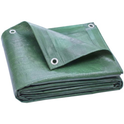 Outsunny 4 x 6m Green PE Waterproof Tarpaulin - Size: 0.1 x 600 x 400cm - Wilko - thumbnail 1