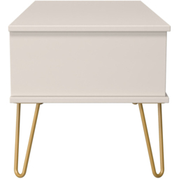 Crowndale Diamond Single Drawer Single Shelf Kashmir Matt Coffee Table Ready Assembled - Size: 40 x 92 x 40cm - Wilko - thumbnail 4