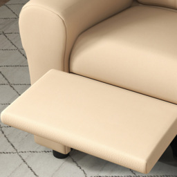 Tommy Toys Black Kids Recliner with Adjustable Backrest and Footrest - Cream - Wilko - thumbnail 4
