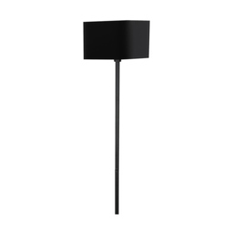 Milagro Napoli Black Floor Lamp 230V - Size: 40 x 40 x 150cm - Wilko - thumbnail 4