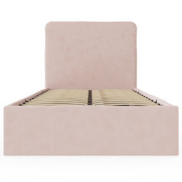 GFW Chiswick Single Soft Pink Ottoman Bed - Wilko - thumbnail 3