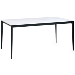 Julian Bowen Miami 6 Seater Rectangular Stone Top Dining Table White Marble - Wilko - thumbnail 3