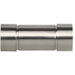New Edge Blinds 200cm Fixed Length Satin Silver Eyelet Metal Curtain Pole Set with Aspect Finial - Wilko - thumbnail 3