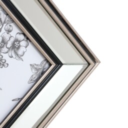 Mode Mirrored Photo Frame Silver 20 x 16in - The Port. Co Gallery - Wilko - thumbnail 5