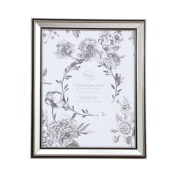 Mode Mirrored Photo Frame Silver 20 x 16in - The Port. Co Gallery - Wilko