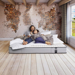 Jay-Be Benchmark S7 Small Double Tri-brid Eco-Friendly Mattress - Grey - Wilko - thumbnail 3