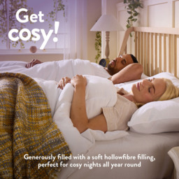 Slumberdown King Cosy Nights Duvet 10.5Tog - White - Wilko - thumbnail 3