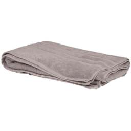 Soft Turkish Cotton Glacier Grey Terry Dobby Bath Sheet - Wilko - thumbnail 1
