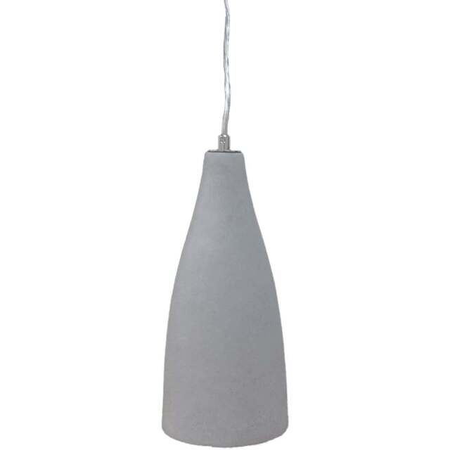 Sorrelis Falken E27 Pendant Light - Size: 37 x 23 x 23cm - Grey - Wilko - image 1