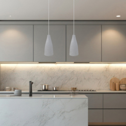Sorrelis Falken E27 Pendant Light - Size: 37 x 23 x 23cm - Grey - Wilko - thumbnail 3