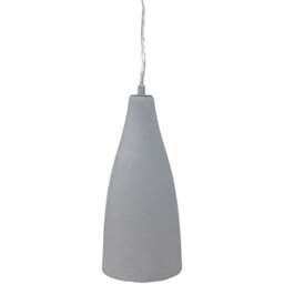 Sorrelis Falken E27 Pendant Light - Size: 37 x 23 x 23cm - Grey - Wilko