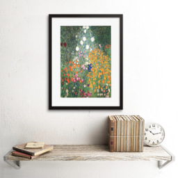 Wee Blue Coo Gustav Klimt Garden 1907 Old Master Painting Framed Wall Art Print 30 x 41cm - Size: 43.3 x 33.3 x 1.5cm - Multi - Wilko - thumbnail 3