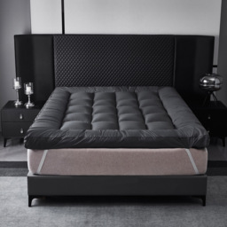 Ezysleep Double Grey Thick Super Soft Mattress Topper 4 inch - Wilko - thumbnail 7