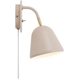 Nordlux Fleur 15 Beige Wall Light - Size: 26.4 x 15.3 x 26.4cm - Blonde - Wilko - thumbnail 4