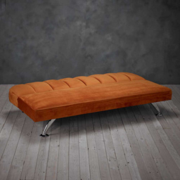 Brighton Single Sleeper Orange Sofa Bed - LPD Home - Wilko - thumbnail 3