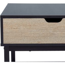 Teamson Home Single Drawer Single Shelf Lift Top Coffee Table - Size: 45.1 x 60.3 x 105.4cm - Black - Wilko - thumbnail 5